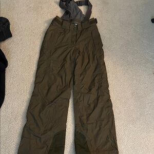 Salomon‎ Women's Olive Cargo Pants with Suspenders size 6